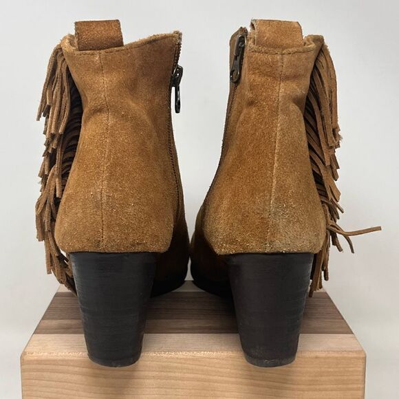 Matisse Cloey Chelsea Fringe Leather Booties 9 - Picture 10 of 14